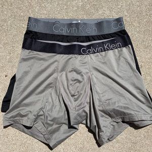 Two Calvin Klein boxers boxers size medium